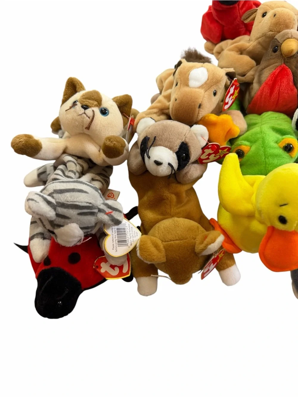 Ty Beanie Babies Assorted Plush Toy Collection - lot of 33